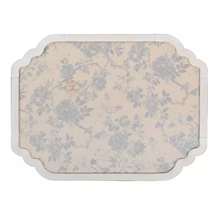 New! Blue Floral Toile Pinboard | Kirklands