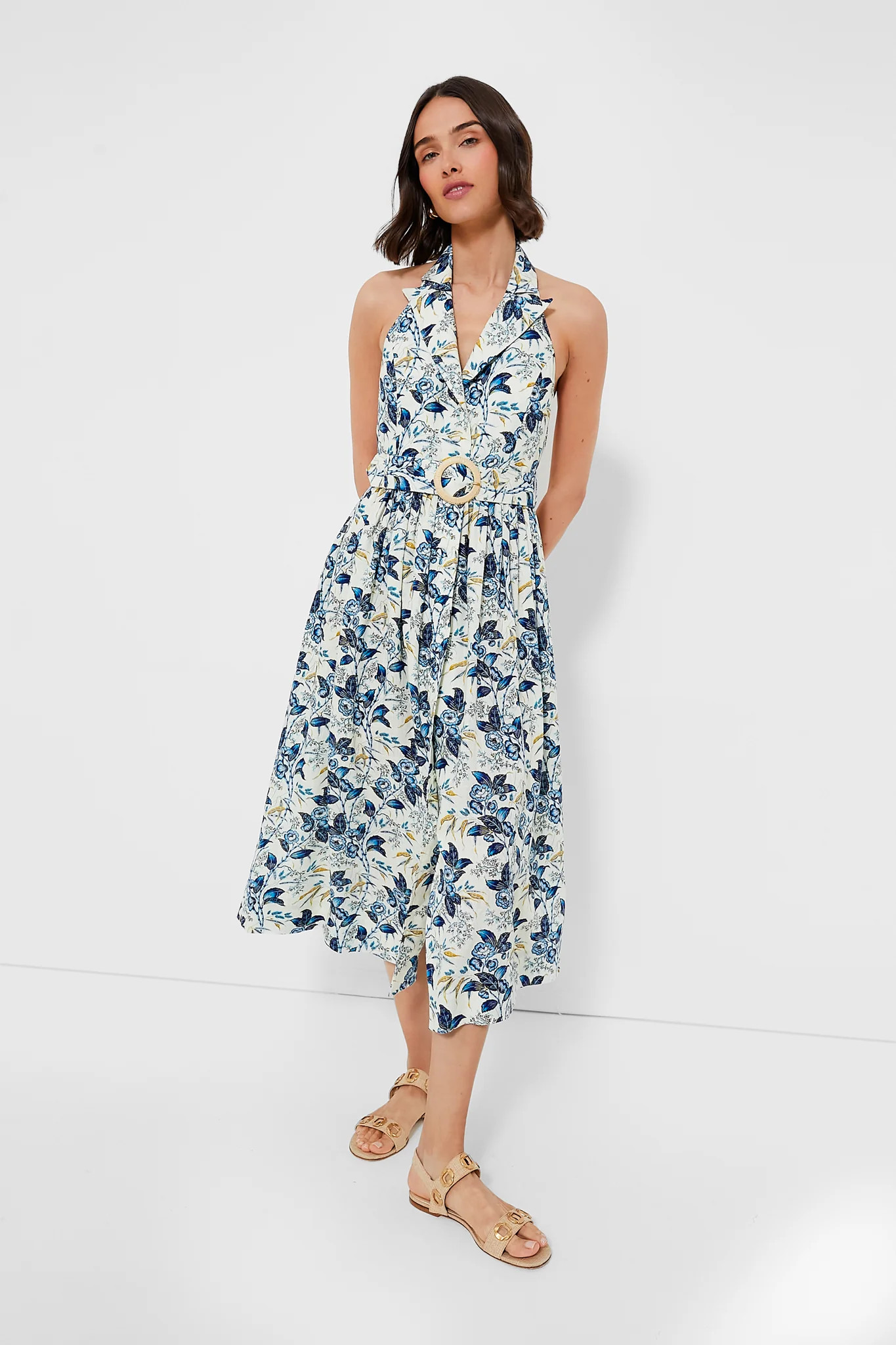 Larkspur Chintz Lena Dress | Tuckernuck (US)