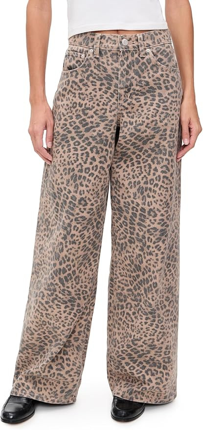 Z SUPPLY Pantalones Marli Denim Leopard para mujer | Amazon (US)