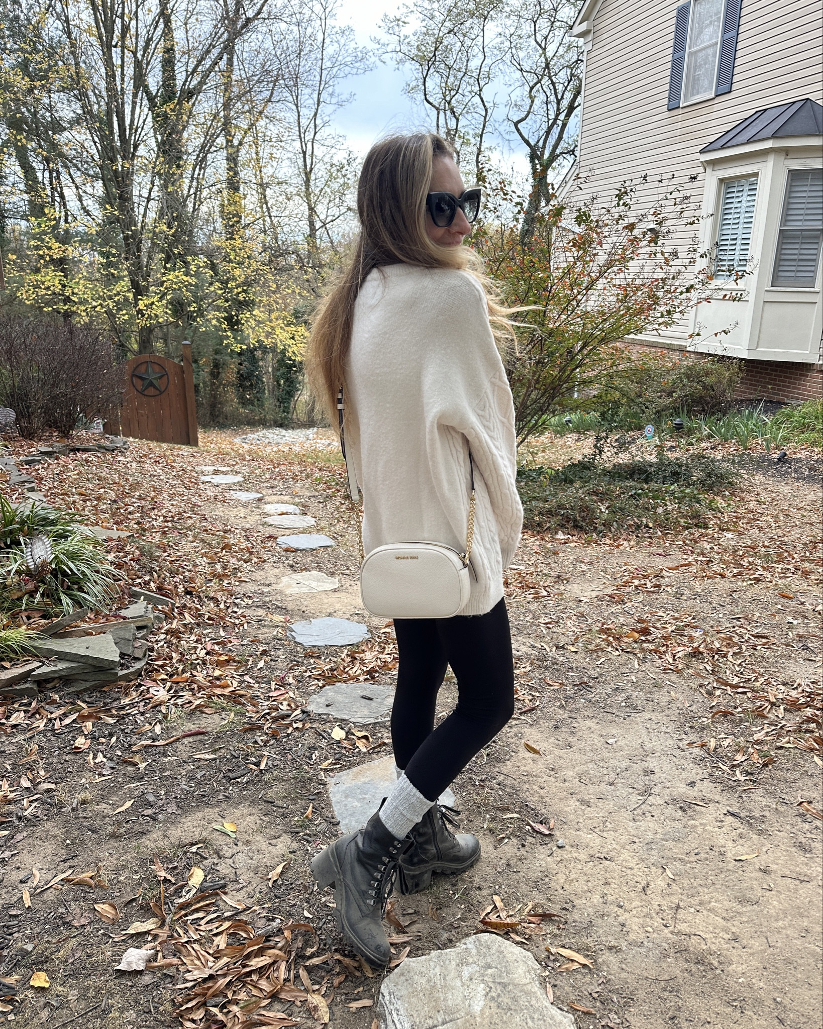 In love with the Rory Gilmore sweater! Perfect fall staple. Paired it with leggings and chunky boots.💗💗 

#LTKStyleTip #LTKFindsUnder50