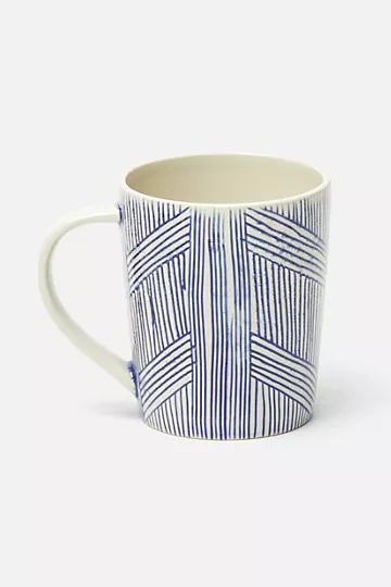 Blue Pheasant Nolan Mug, Set of 4 | Anthropologie (US)