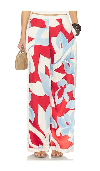 Amoree Wide Leg Palazzo Pant in Amoree Red | Revolve Clothing (Global)