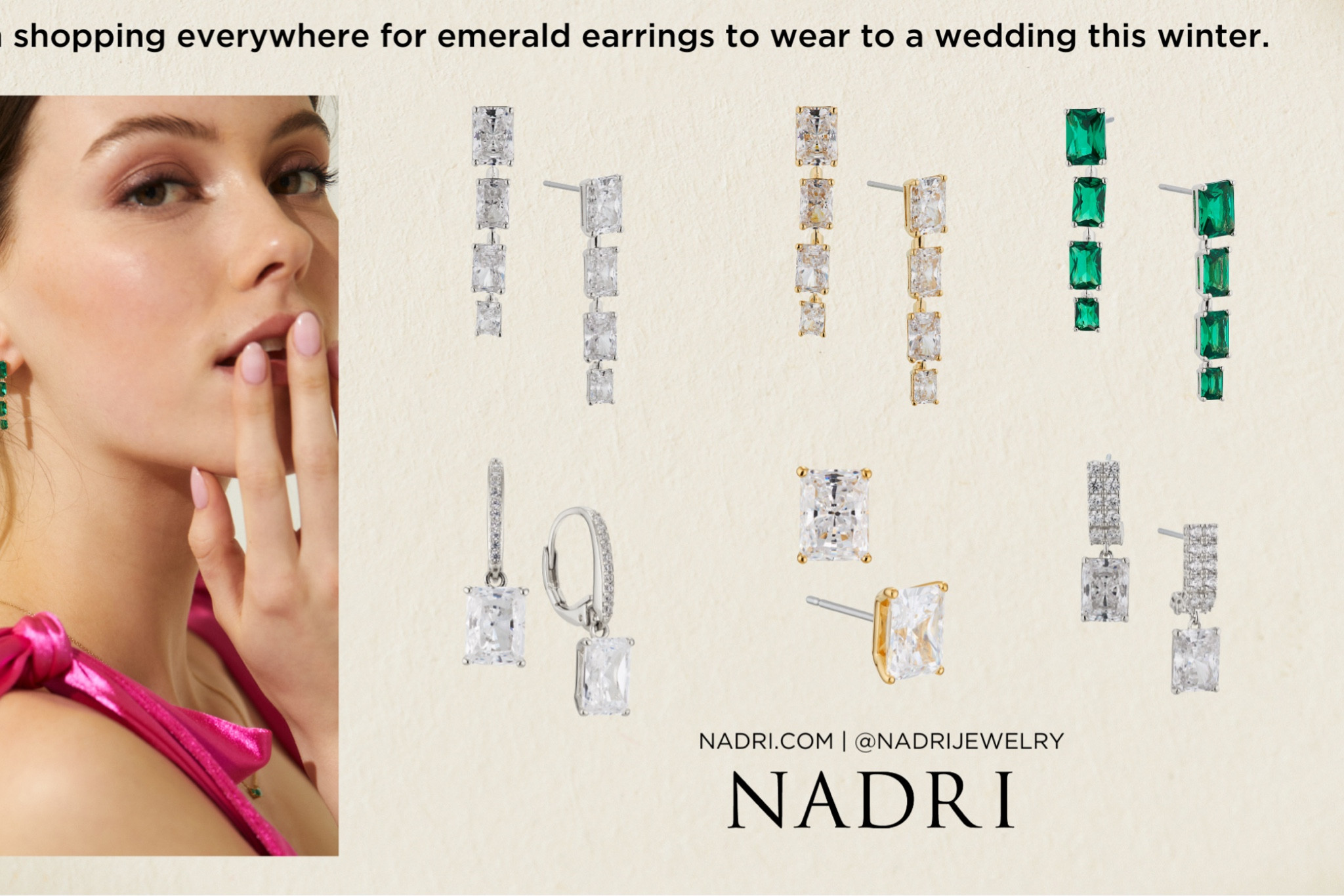 I’ve added styles from Nadri’s selection on Nordstrom Rack. You can shop the looks shared during the segment at nadri.com and use code EMERALD for a discount 