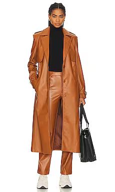 Faux Leather Trench
                    
                    Bardot | Revolve Clothing (Global)