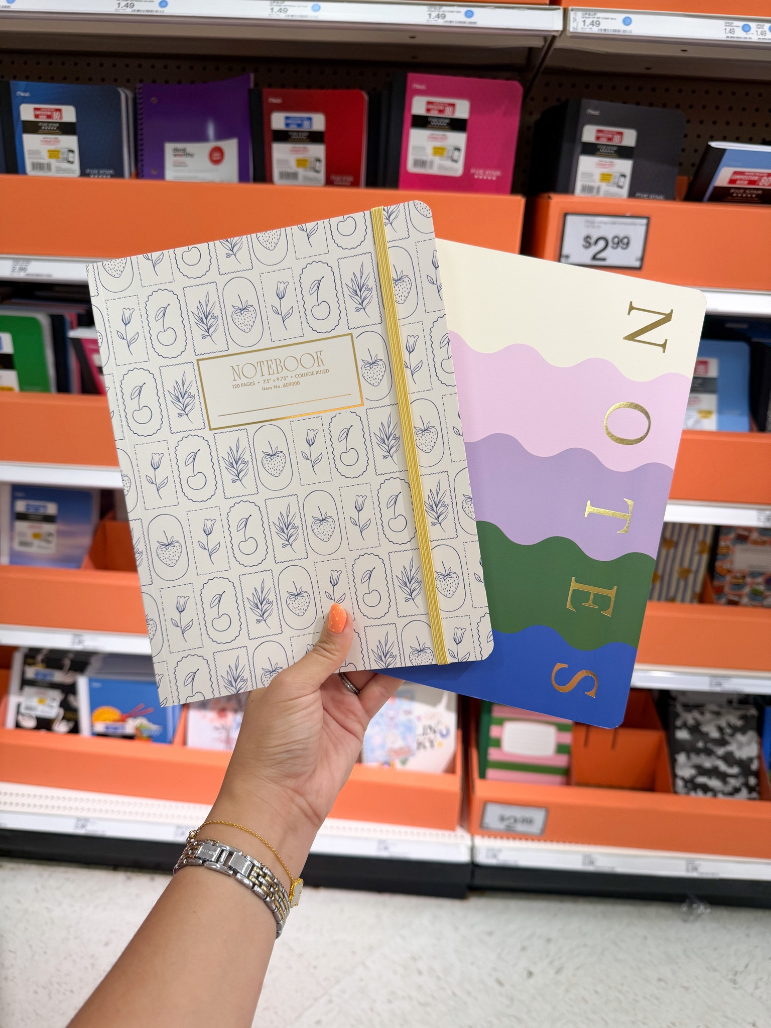 Target aesthetic notebooks for back to school
