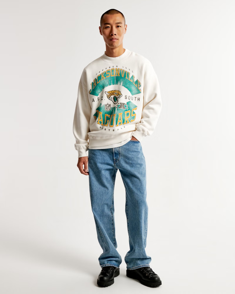 Jacksonville Jaguars Graphic Crew Sweatshirt | Abercrombie & Fitch (US)