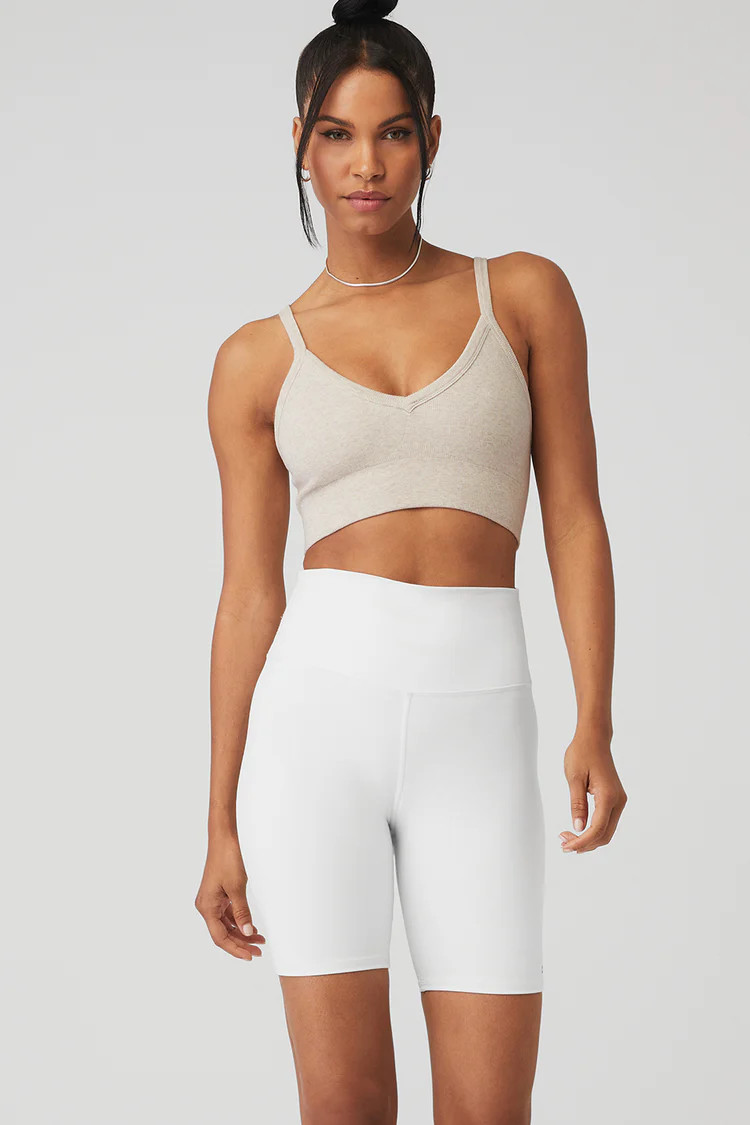 Seamless Ribbed Low Back Bra | Alo Yoga (US)