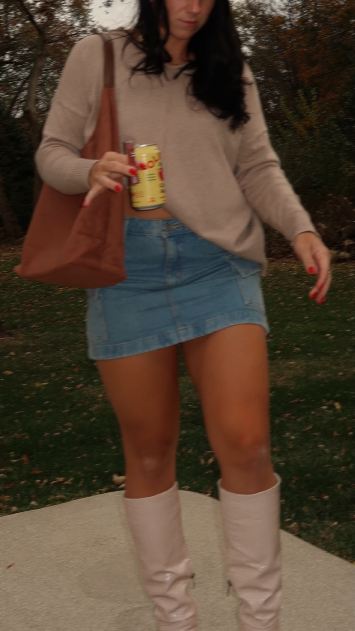 Fall vibes are high today! Loving this denim cargo skirt for warmer fall days 

Fall outfit, Levi’s, thrifted outfits, boots, Amazon boots, knee high boots outfit, denim skirt outfit idea, Thanksgiving outfit idea, fall fashion

#LTKHoliday #LTKFindsUnder50 #LTKStyleTip