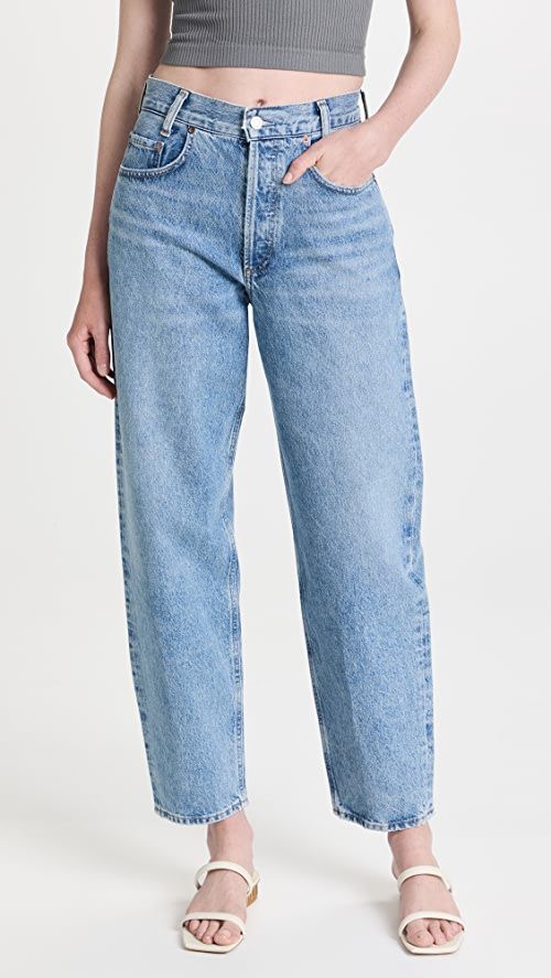 AGOLDE High Rise Baggy Taper Jeans | SHOPBOP | Shopbop