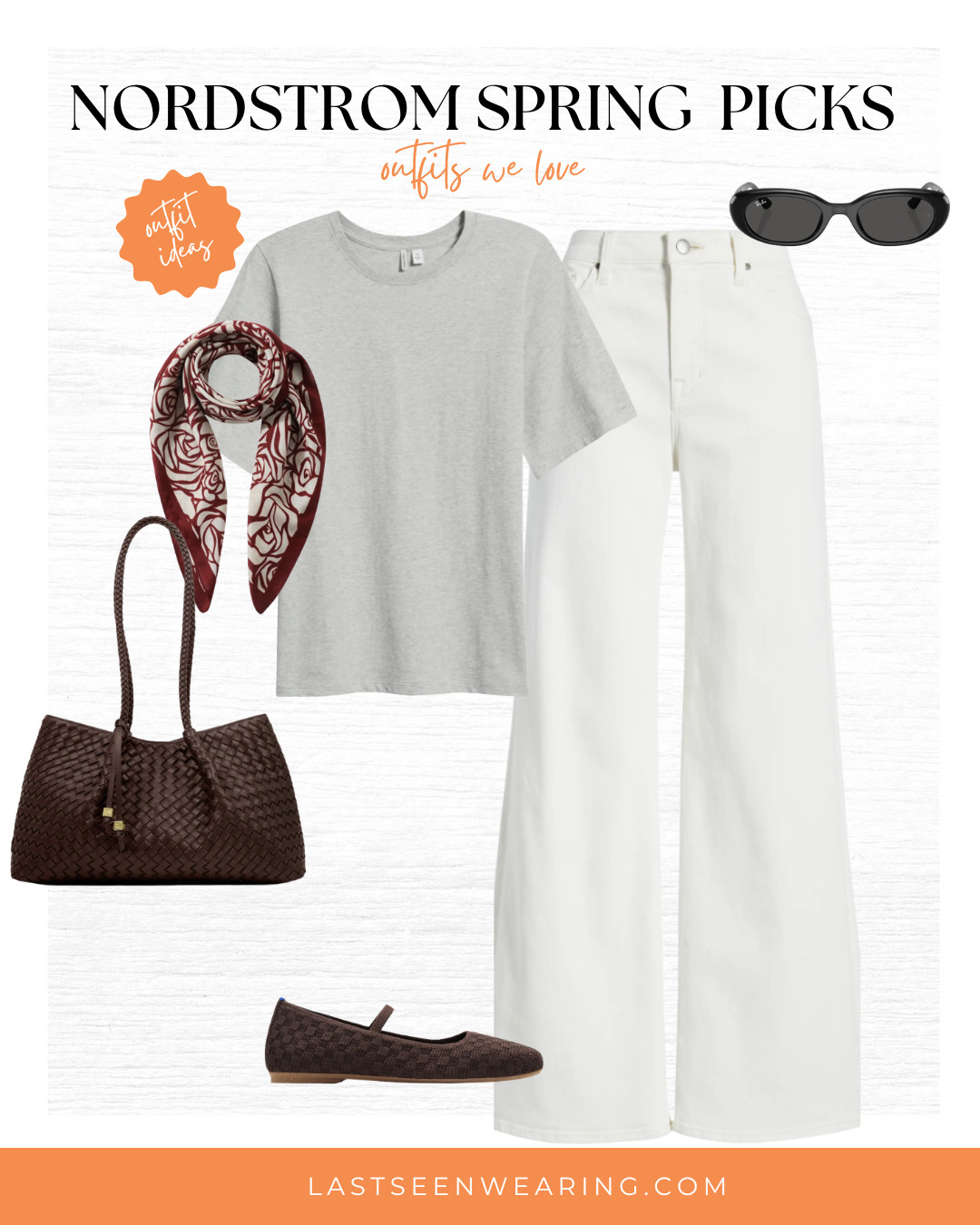 Spring transition outfit! Lovving this neck scarf!  

 #LTKootd #LTKSeasonal #LTKOver40