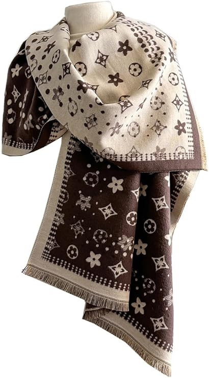 FairyCity Pashmina shawl wraps for women Winter Warm blanket Scarf Soft Cashmere Long Large Scarv... | Amazon (US)