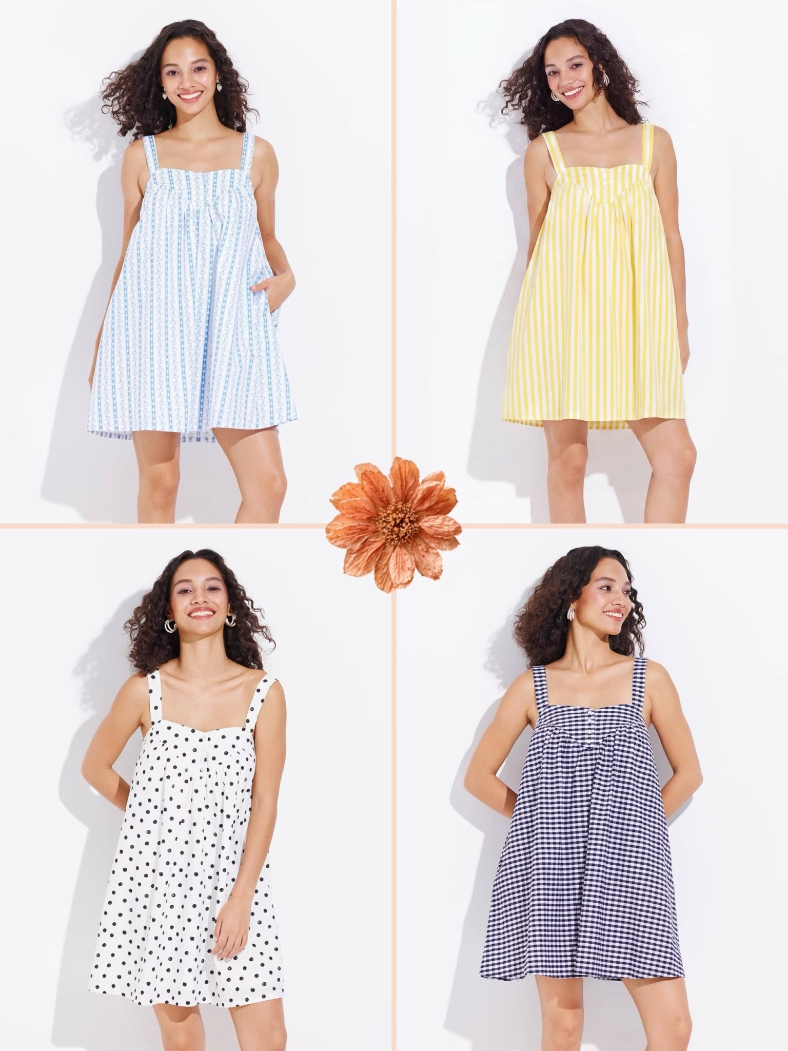 The cutest summer sun dress ! Love the yellow stripe , polka dot , blue floral, and gingham!

#LTKdayinmylife #LTKootd #LTKSeasonal
