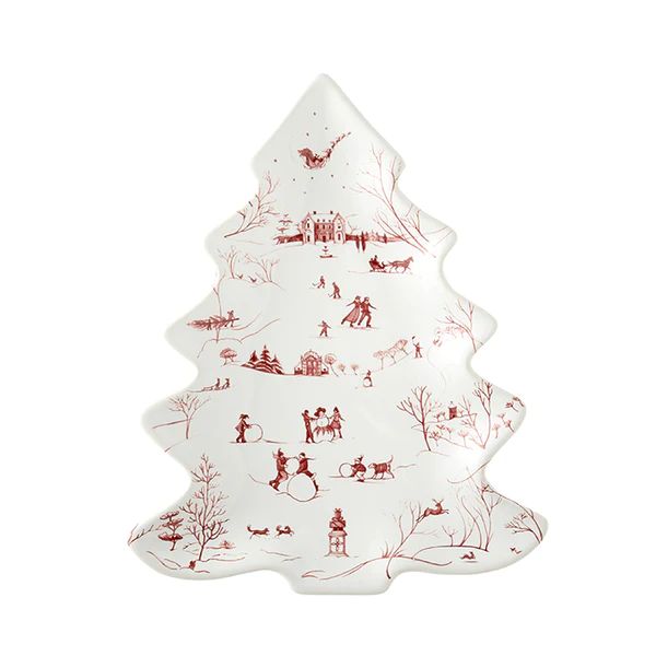 Country Estate Winter Frolic Ruby Small Tree Tray | Caitlin Wilson Design