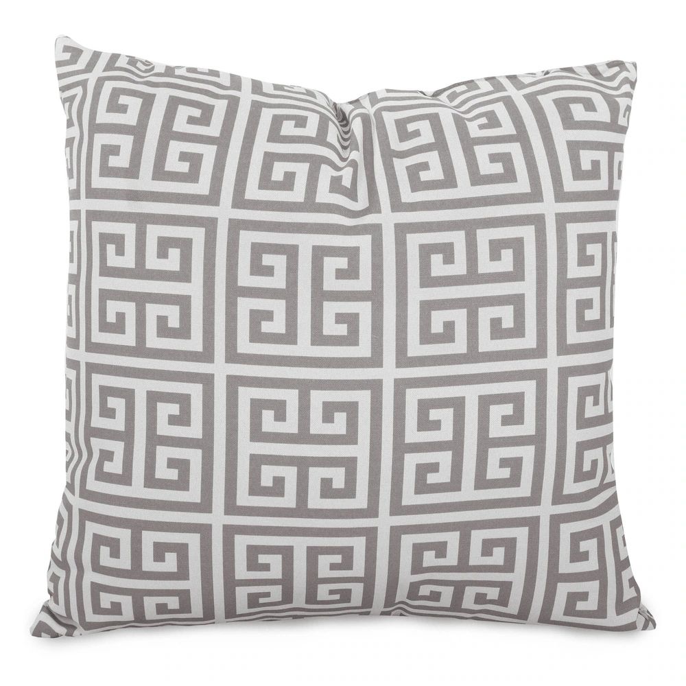Majestic Home Goods Gray Towers Indoor / Outdoor Large Pillow 20" L x 8" W x 20" H | Bed Bath & Beyond