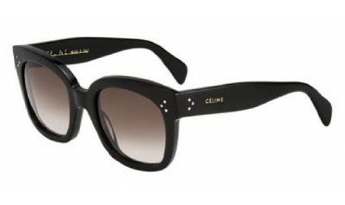 Celine 41805/S Sunglasses-0807 Black (HA Brown Gradient Lens)-54mm | Amazon (US)