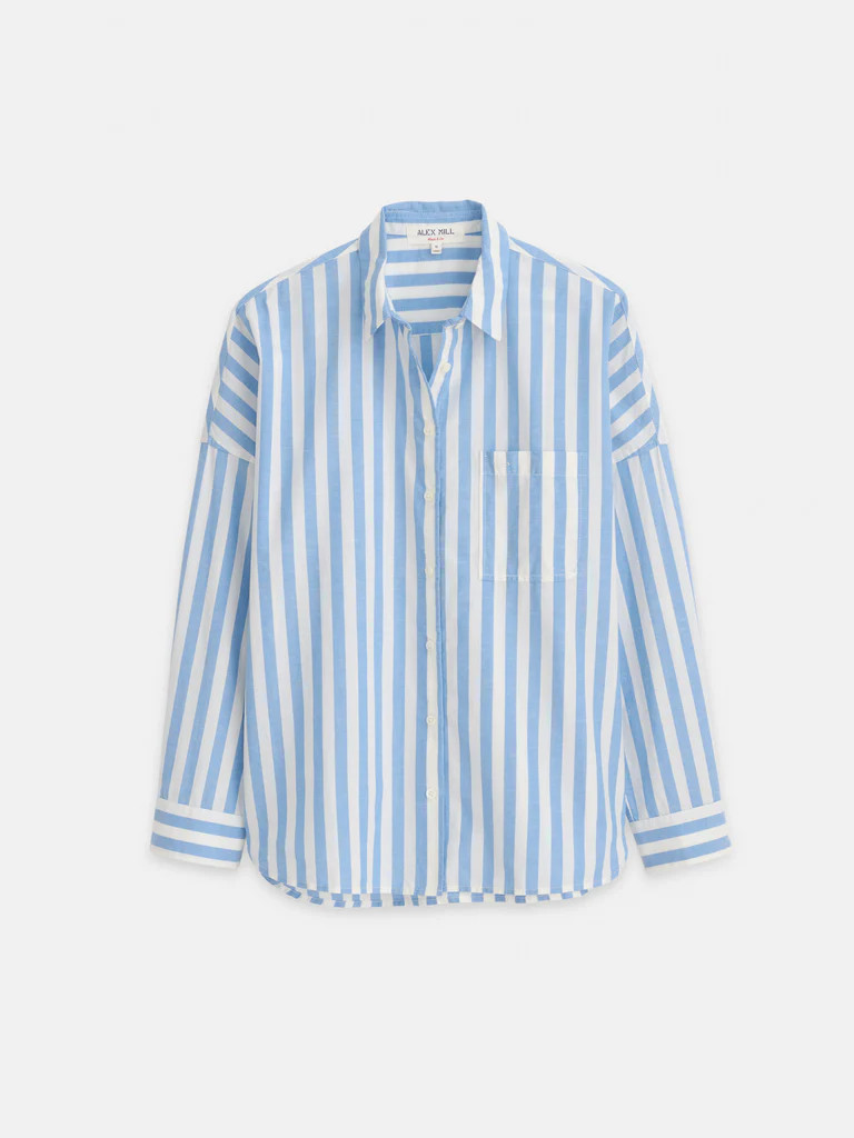 Jo Shirt in Positano Stripe | Alex Mill