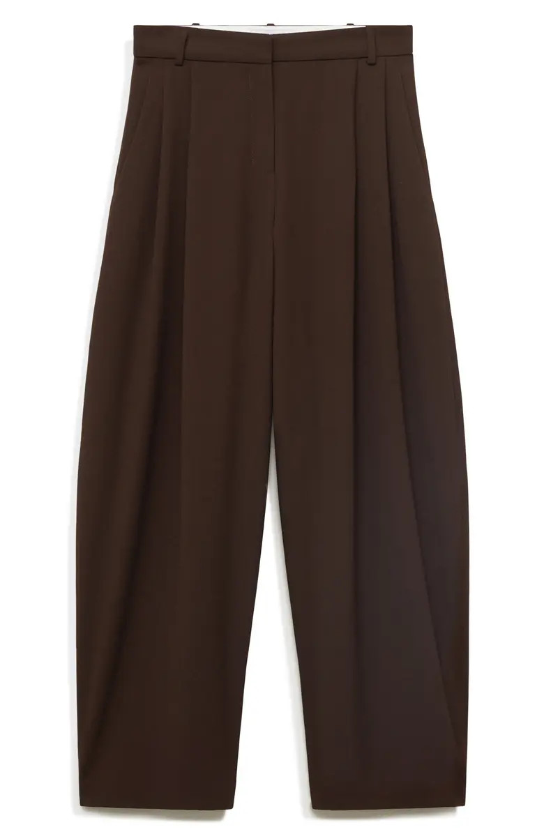 MANGO Pleated Straight Leg Pants | Nordstrom | Nordstrom