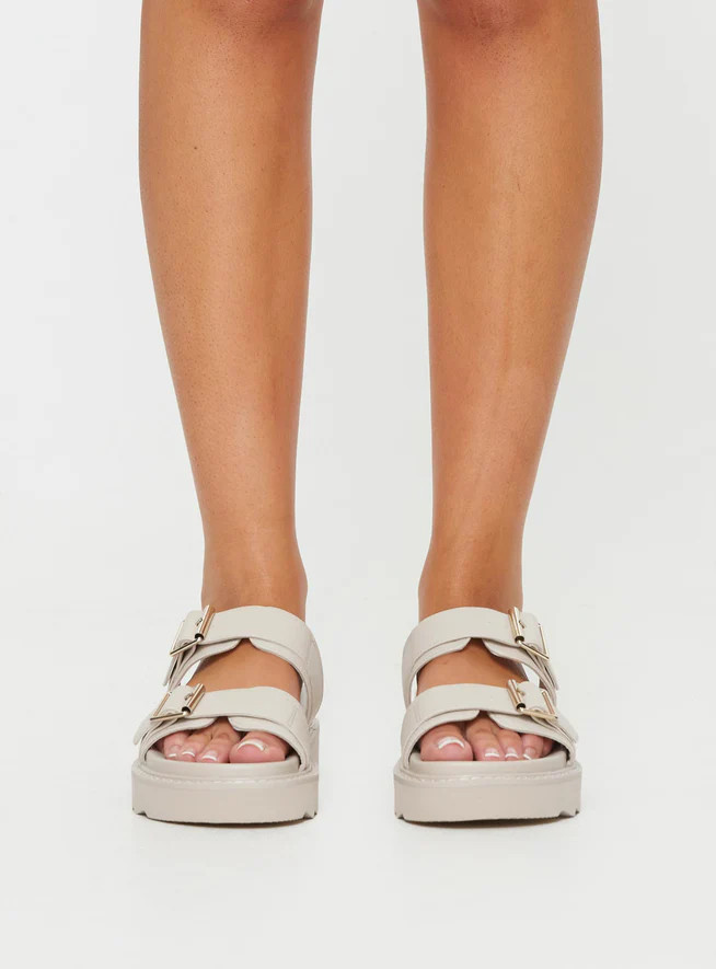 Ma Belle Sandals Cream | Princess Polly US