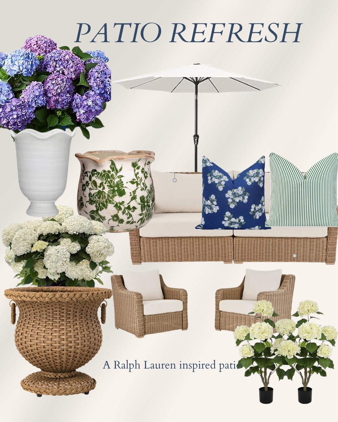 Ralph Lauren inspired patio refresh!

#LTKHome #LTKvlog #LTKSeasonal