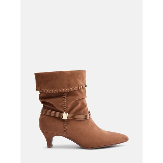 Scenario Women's Kitten Heel Short Boots | Walmart (US)