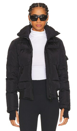 Freestyle Bomber in Matte Black | Revolve Clothing (Global)