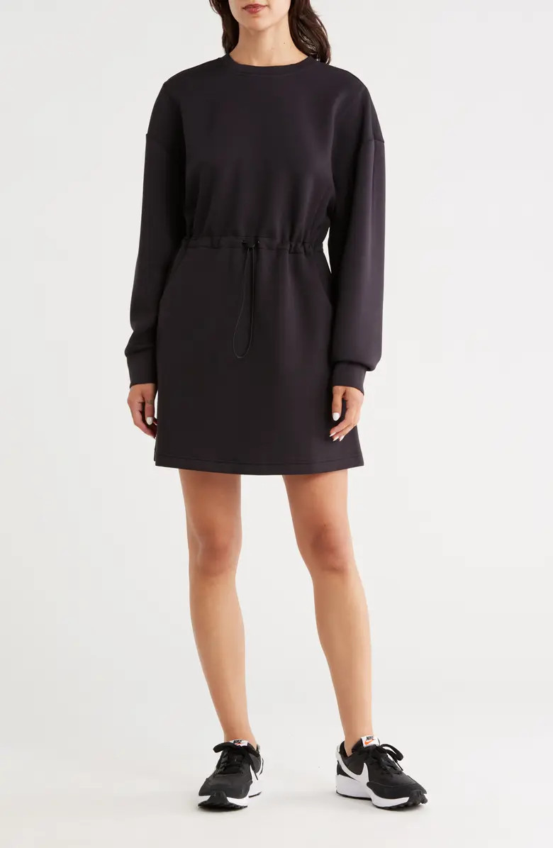 Z by Zella Whisper Scuba Knit Sweatshirt Dress | Nordstromrack | Nordstrom Rack