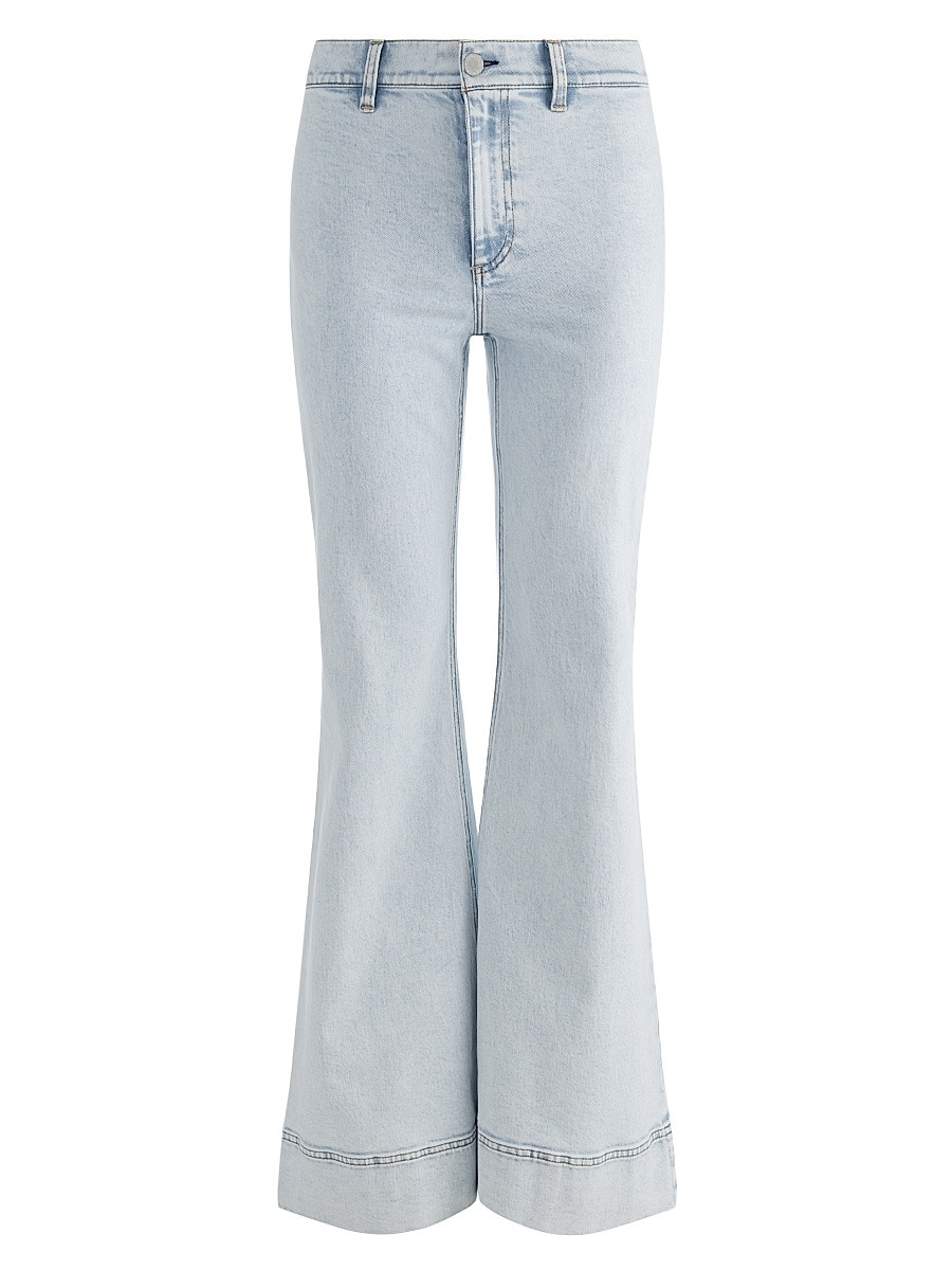Women's Gorgeous High-Rise Flared Jeans - Darla Light Indigo - Size 29 | Saks Fifth Avenue