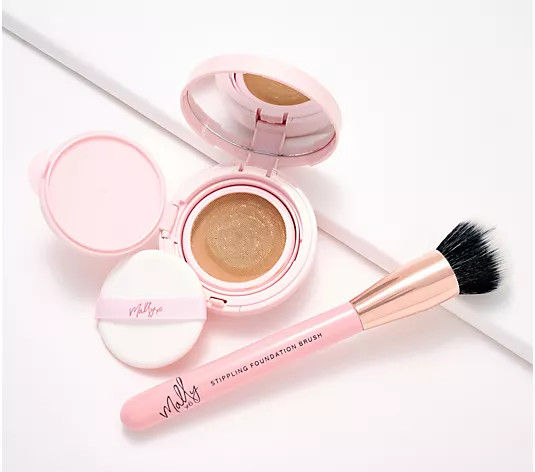 Mally Flawless Finish Foundation with Brush - QVC.com | QVC