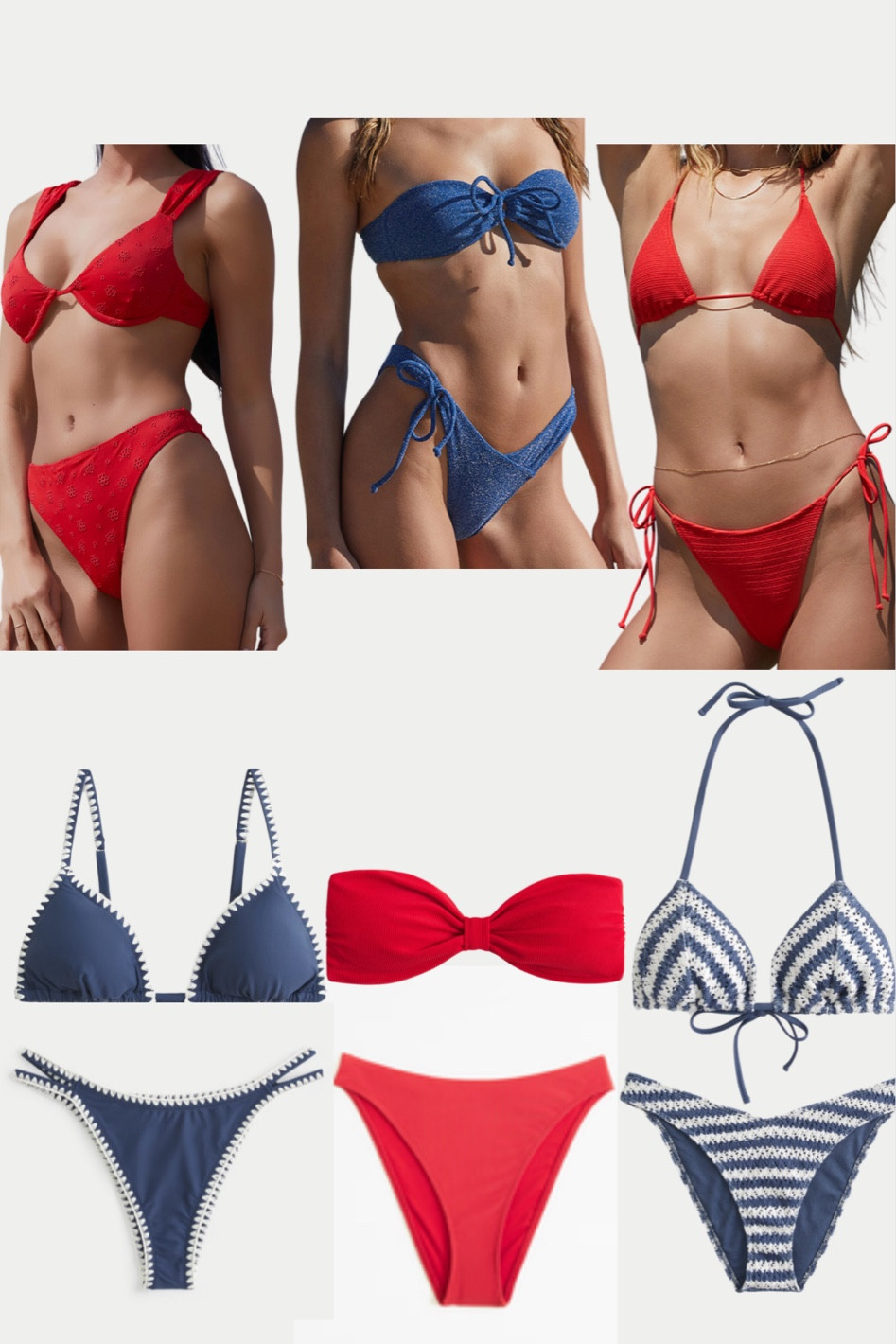 4th of july bikinis! these are perfect for the holiday and affordable!❤️🫐🍉

#LTKSeasonal #LTKSummerSales #LTKSwim