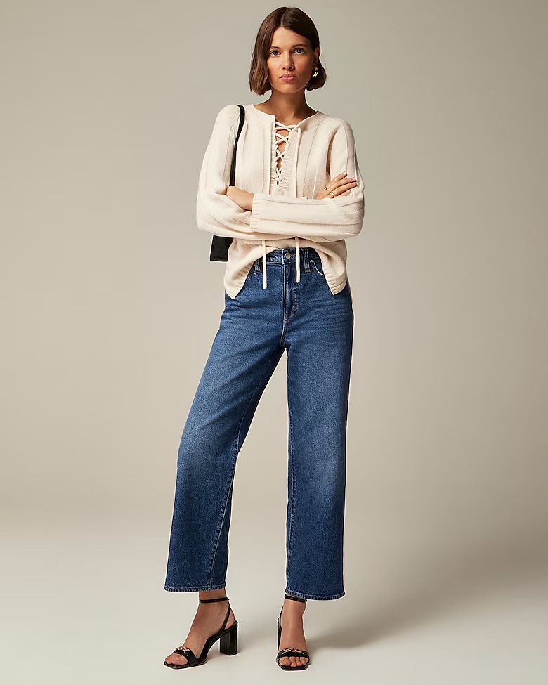 High-rise slim wide jean in 1996 semi-stretch | J. Crew US