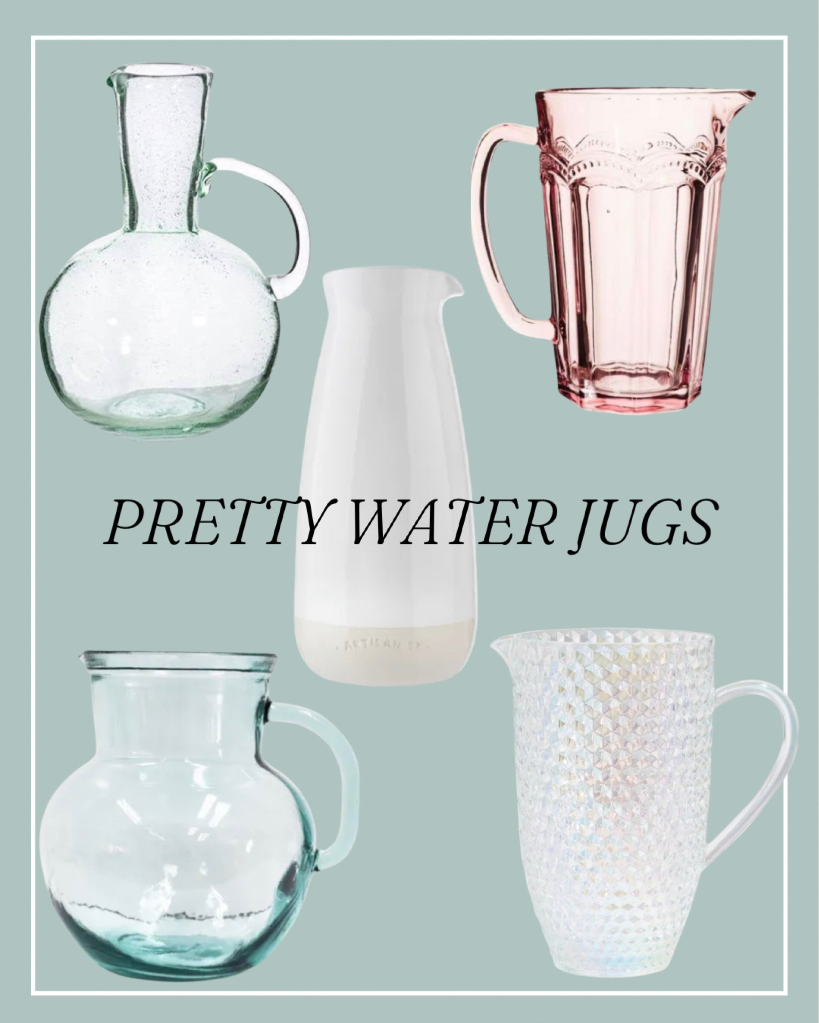 Pretty water jugs under £20

#LTKhome #LTKunder50 #LTKFind