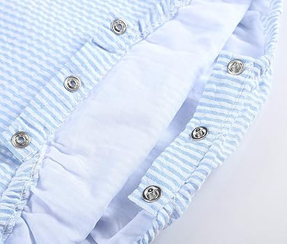 Lil cactus Baby & Toddler Boys Seersucker or Gingham One-Piece Bubble Romper | Amazon (US)