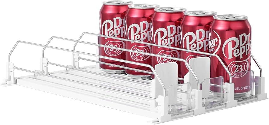 SZNLZQ Drink Organizer for Fridge,Holds 15 Cans | Amazon (US)