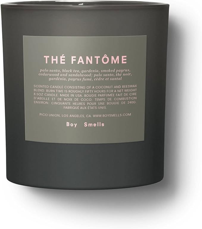 Thé Fantôme Boy Smells Candle | 50 Hour Long Burn | Coconut & Beeswax Blend | Luxury Scented Ca... | Amazon (US)