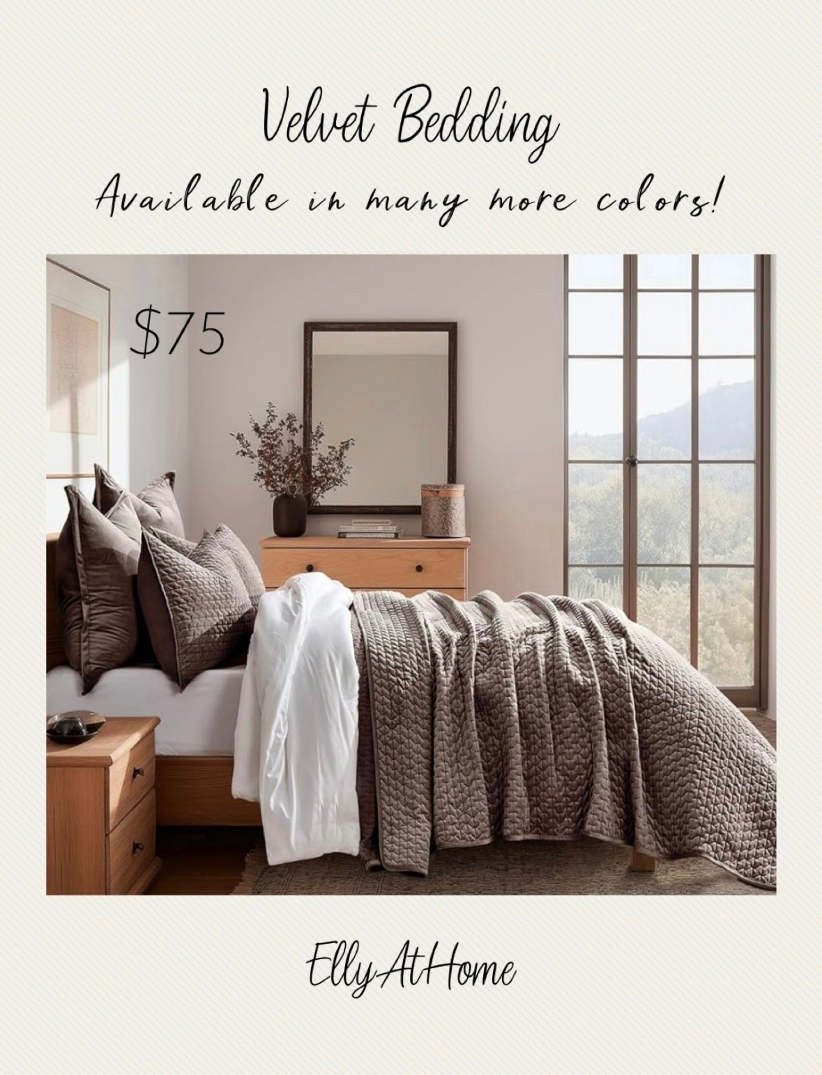 $75 for Queen size! Cozy velvet fall bedding in a variety of colors and styles! Perfect for layering on chilly nights! Also shop Amazon home bedding essentials and throw pillows, blankets. Free shipping  

#LTKHome #LTKSaleAlert #LTKFindsUnder50