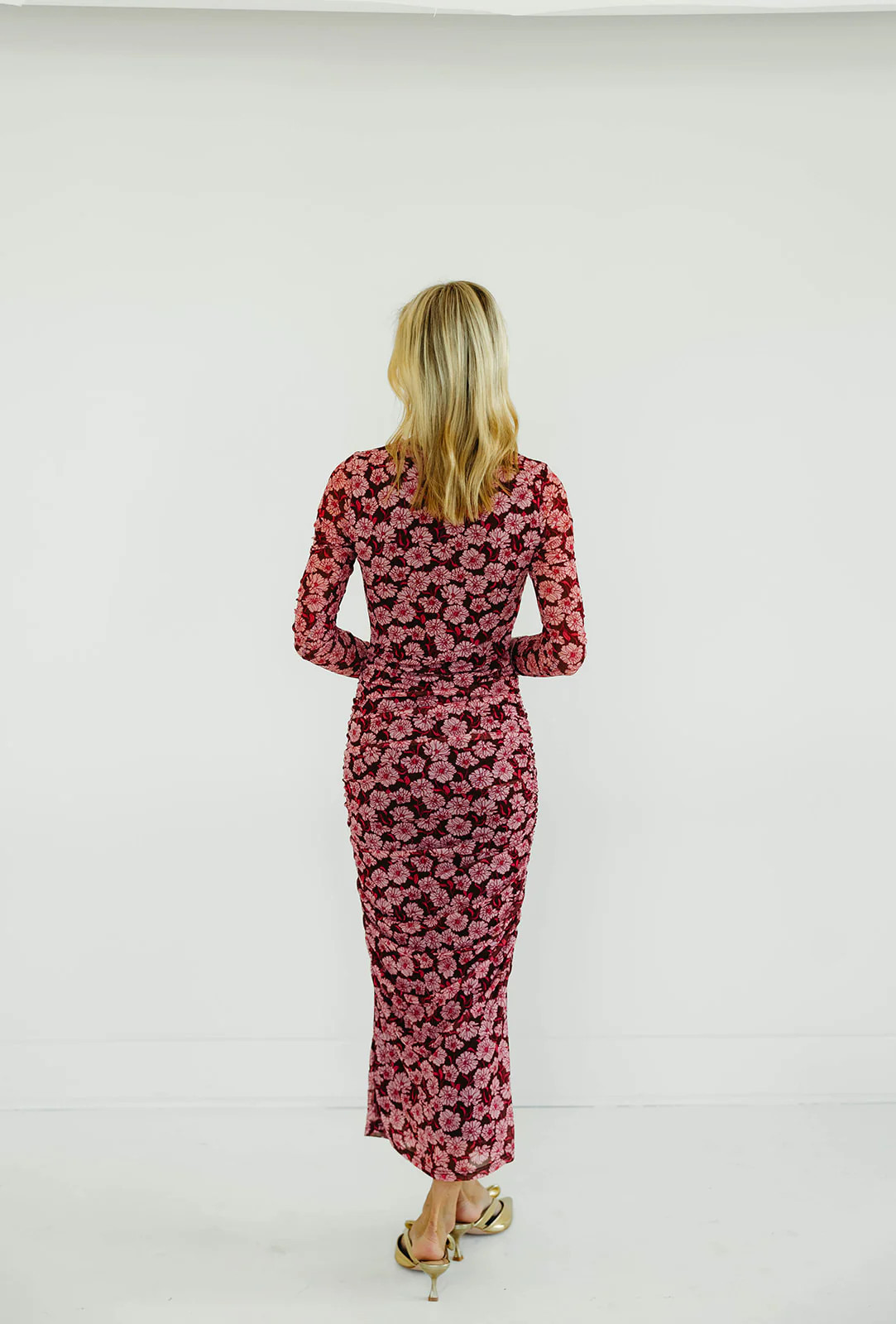 Dakota Midi Dress - Carnation Ditzy | Triple Threads