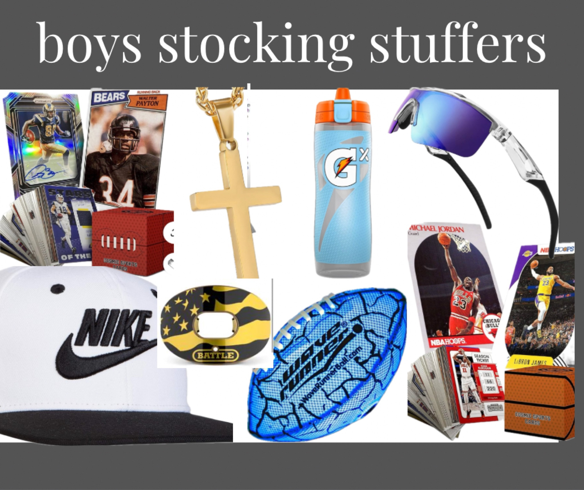 Boys stocking stuffers from Amazon! #amazon #boyswishlist #stockingstuffers #christmaslist #football #sports #boyschristmas 

#LTKGiftGuide #LTKkids #LTKHoliday