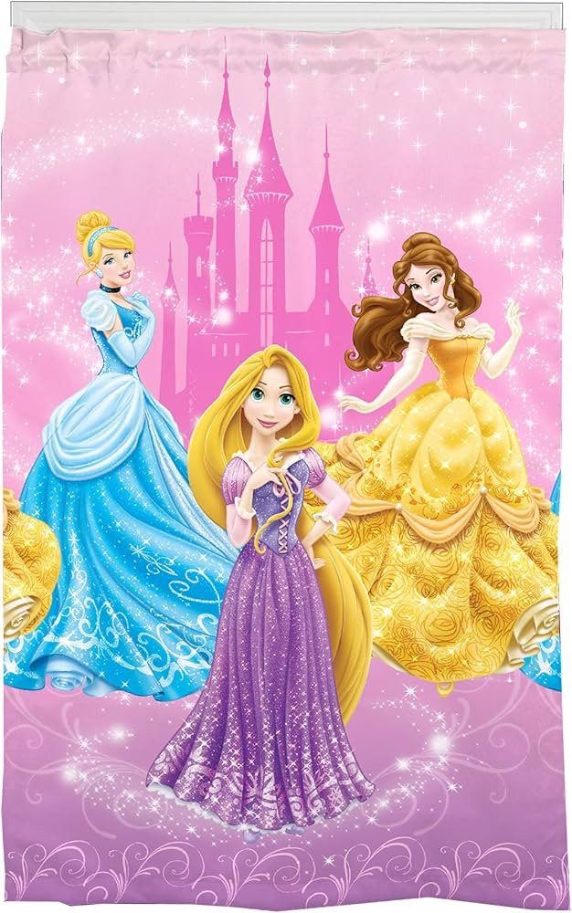 Franco Kids Room Darkening Window Curtain Panel, 42 in x 63 in, Disney Princess | Amazon (US)
