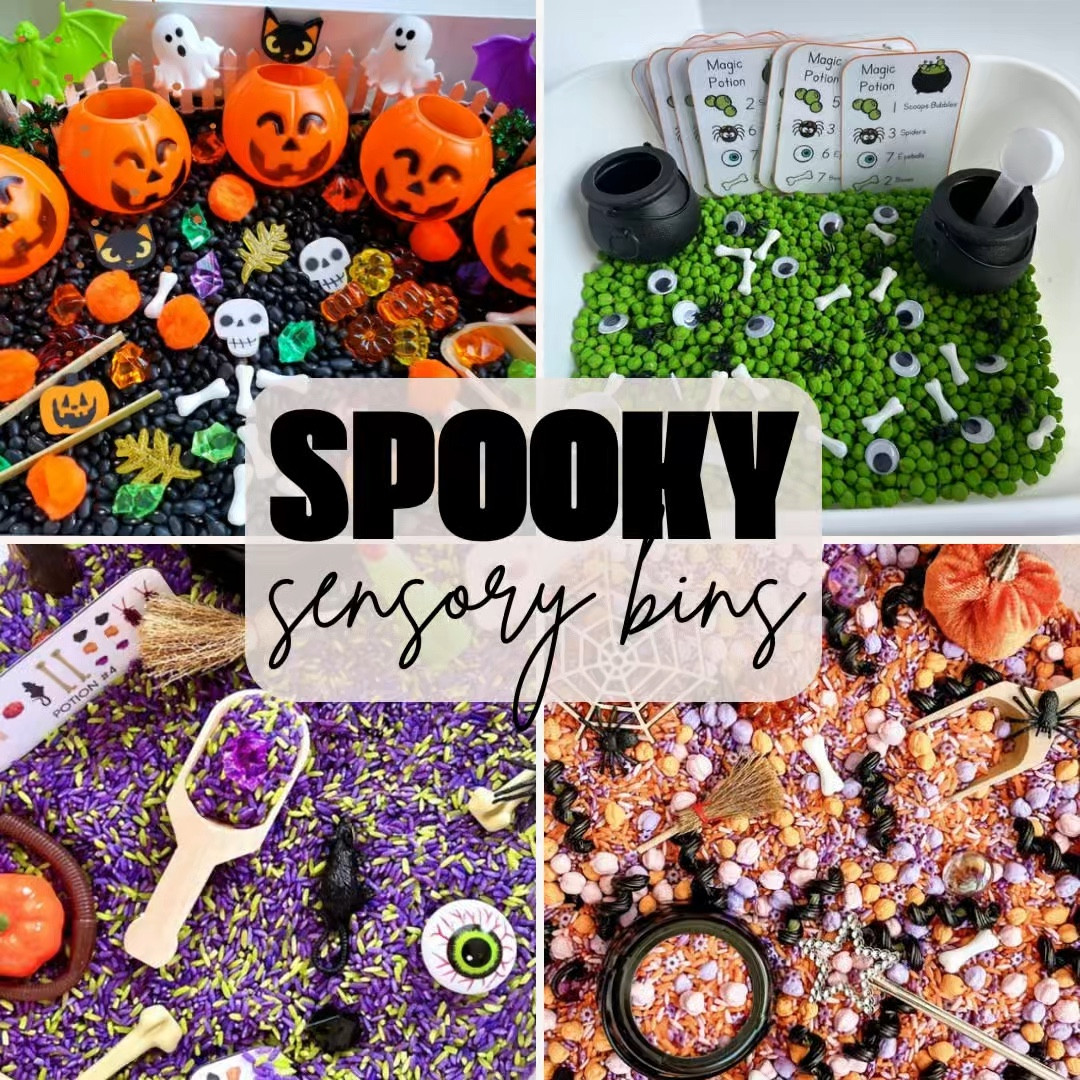 Spooky season is here, and so are spooky sensory bins! 👻🕸️ These bins are packed with Halloween fun. It’s the perfect way to keep little ones entertained while getting into the spooky season spirit. 

#SpookySeason #SensoryPlay #HalloweenFun #ToddlerLife #SpookyBins #LTKKids #BusyMomHack #ToddlerActivities #HalloweenVibes #LTKFamily #MomLife #FallFun #HalloweenActivities #BusyHandsHappyKids #ToddlerFun

#LTKFamily #LTKSeasonal #LTKHalloween