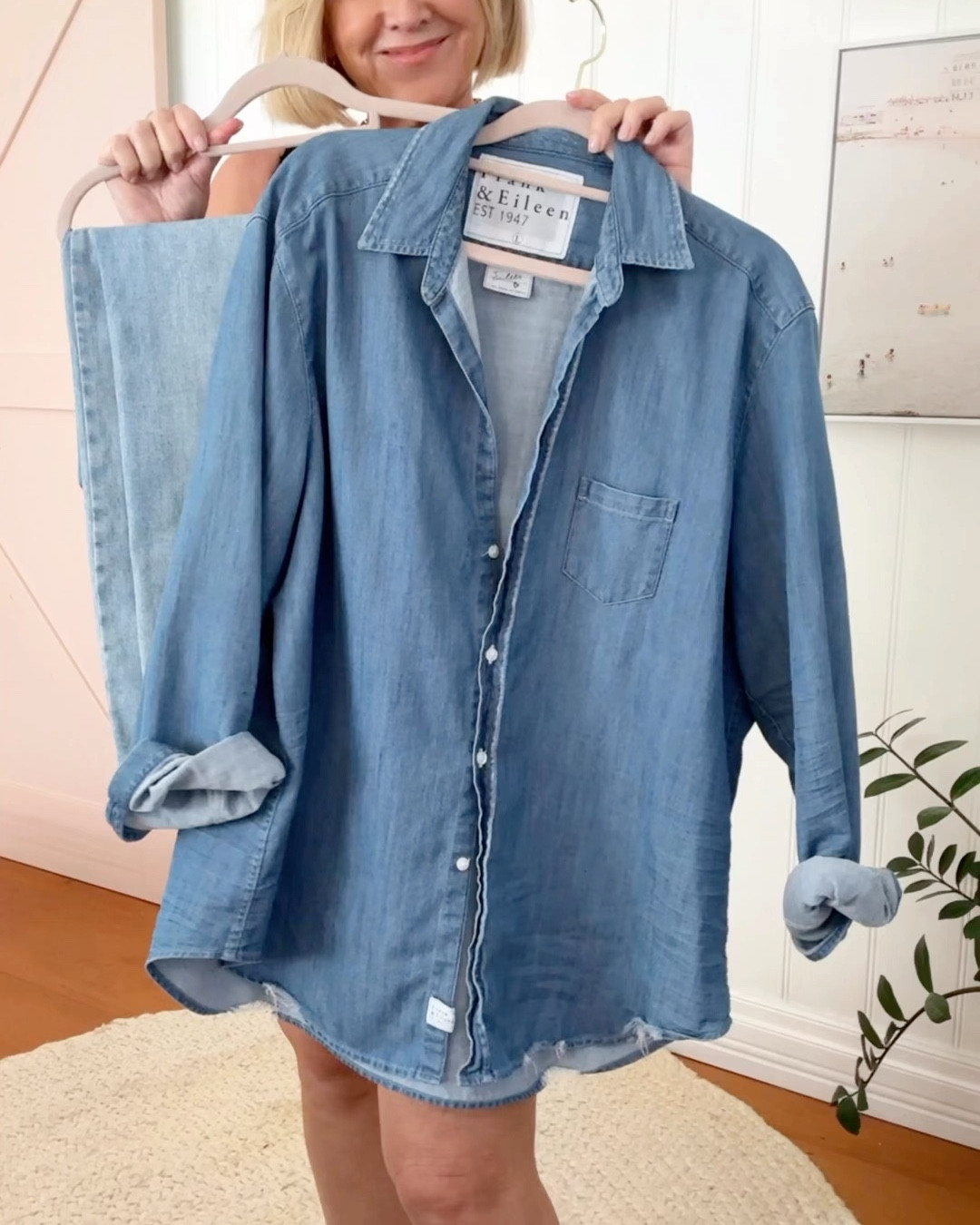 Doubling down on denim is always fun. These two pieces work as they are tonal but with a slight contrast. Mind you, I’m very ok with a matching denim set too. Adding contrasts of tan and white keeps the look classic but modern.

Shirt: size L
Jeans: size 12


#LTKover50style #LTKaustralia #LTKmidsize