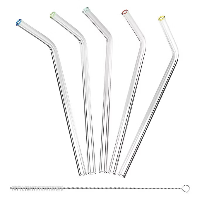 Better Houseware 10-Inch Drinking Glass Straws (Set of 6) | Bed Bath & Beyond