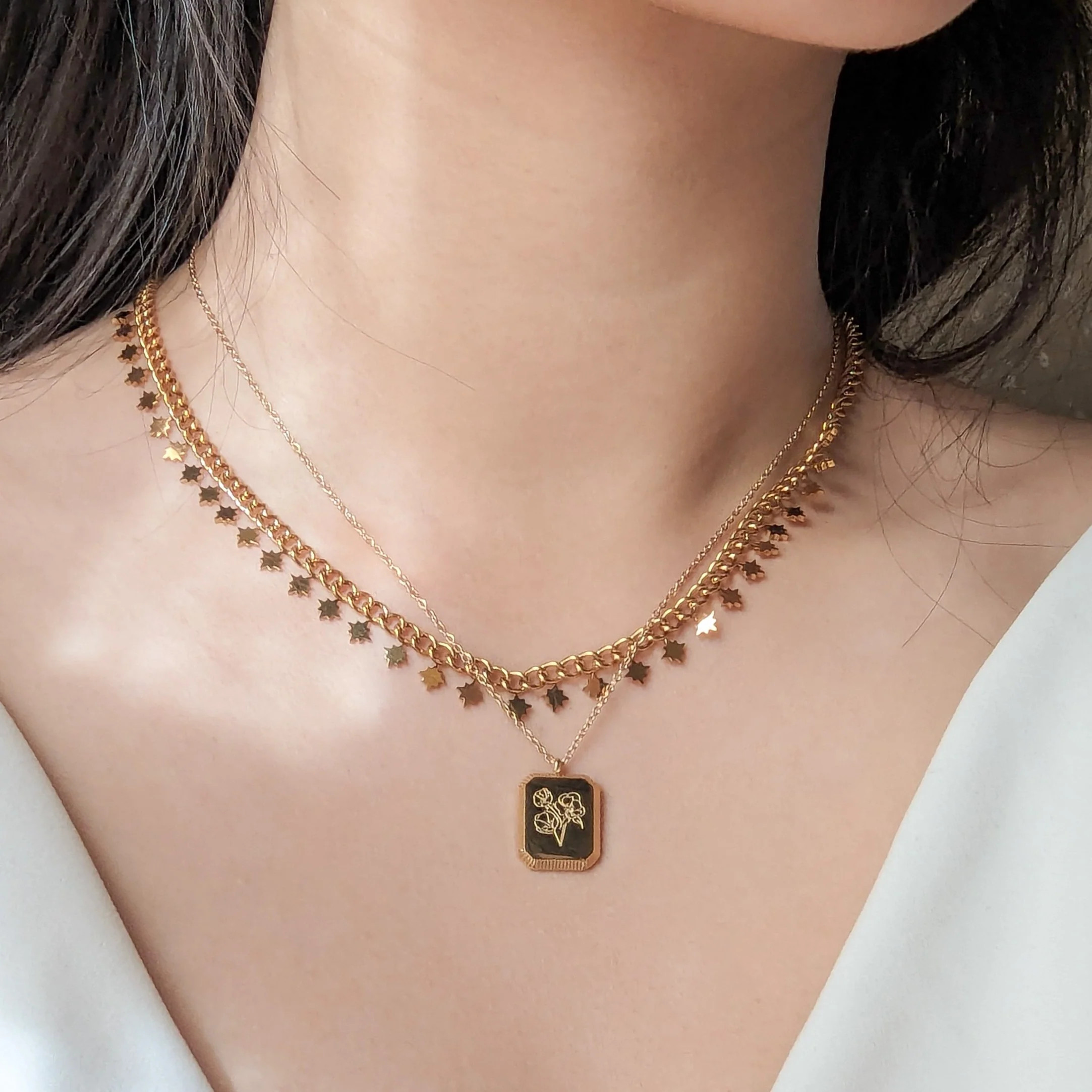 Birth Month Flower Necklace | Victoria Emerson