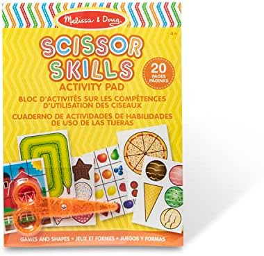 Melissa & Doug Scissor Skills Activity Book With Pair of Child-Safe Scissors (20 Pages) - FSC Cer... | Amazon (US)