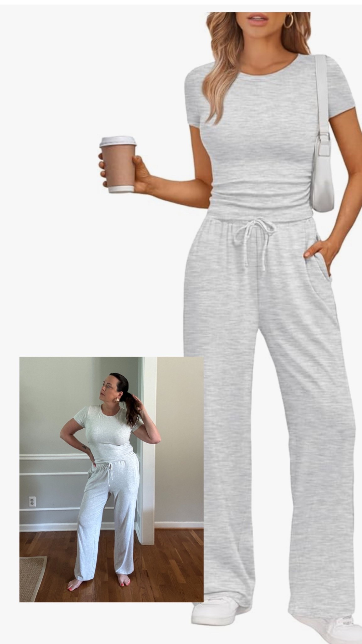 My all time favorite lounge travel set ! Screams skims but is a fraction of the price. It’s butter soft and 10/10 quality! #travelset #loungeset 

#LTKTravel #LTKFindsUnder100