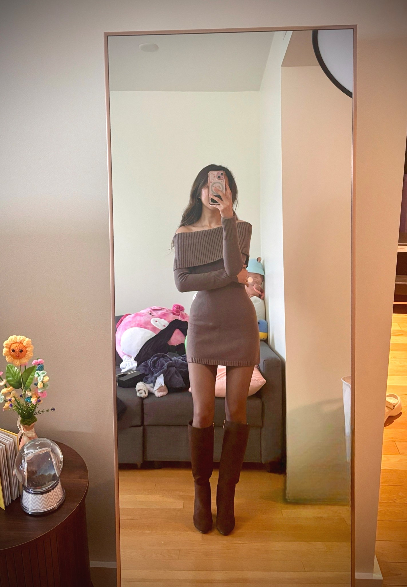 Easiest winter outfit to look put together — dress and boots! These boots from Nordstrom rack are SO comfortable even with heels. I also love an off the shoulder moment because it’s so effortless and cute. However, I just love sweater dresses in general, so I linked a few of my other favourite sweater dresses as well as off the shoulder sweater tops! 

#LTKSaleAlert #LTKPetite #LTKSeasonal