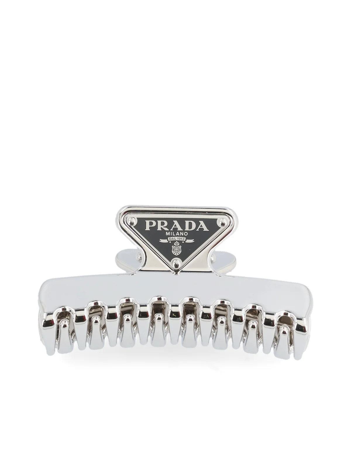 Prada Logo Plaque Hair Clip | Cettire Global