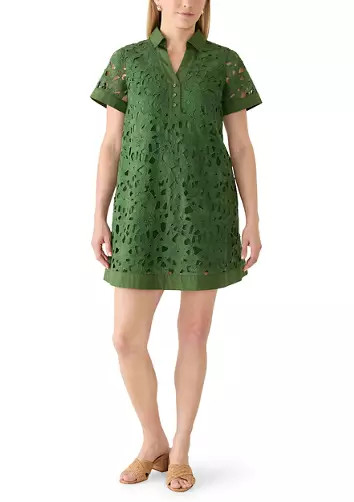 Women's Short Sleeve V-Neck Mini Dress | Belk