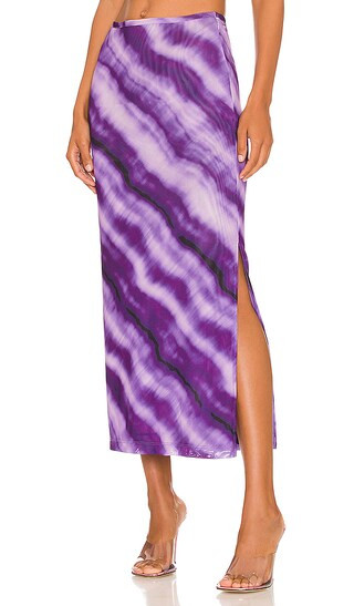 x BRATZ Meygan Skirt in Grape Dust Dye | Revolve Clothing (Global)