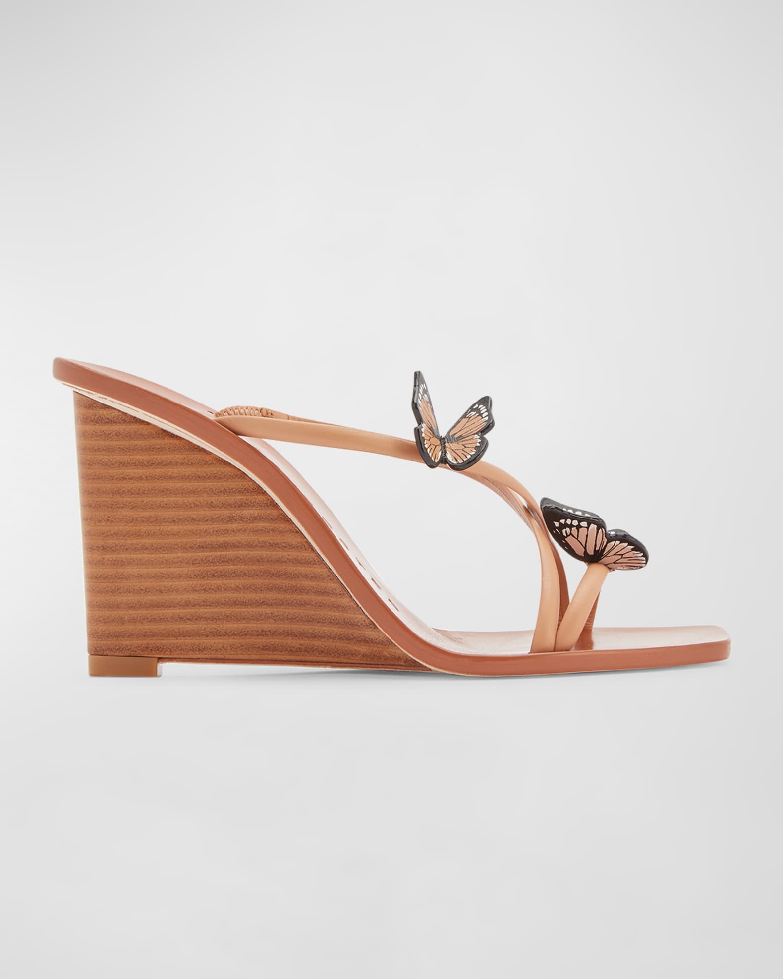 Vanessa Butterfly Slide Wedge Sandals | Neiman Marcus