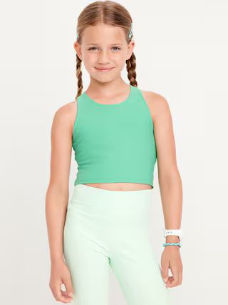 PowerSoft Longline Sports Bra for Girls | Old Navy (US)